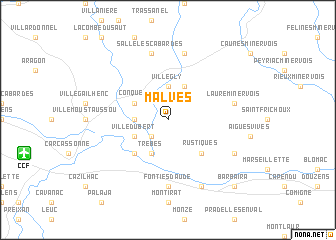 map of Malves