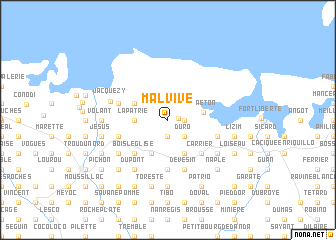 map of Malvive