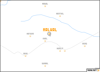 map of Malwal