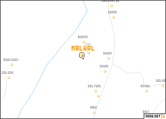 map of Malwal