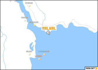 map of Malwal