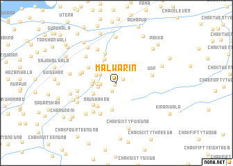 map of Malwārīn