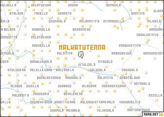 map of Malwatutenna