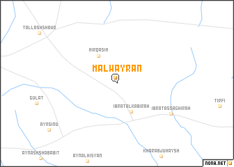 map of Mālwayrān