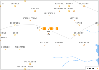 map of Malyakin