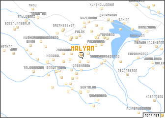 map of Malyān