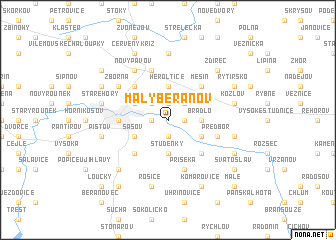 map of Malý Beranov