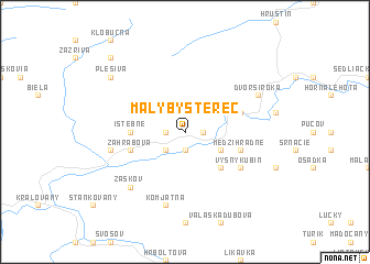 map of Malý Bysterec