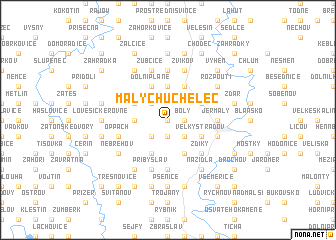 map of Malý Chuchelec