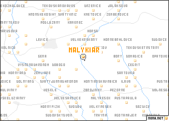 map of Malý Kiar