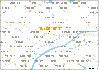 map of Mały Konopat