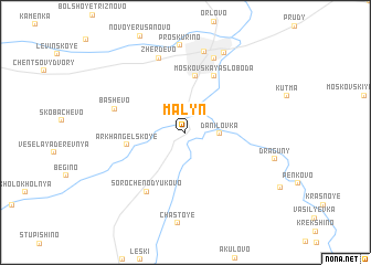 map of Malyn\