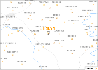 map of Malyn\