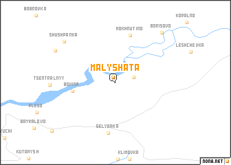 map of Malyshata