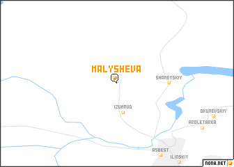 map of Malysheva