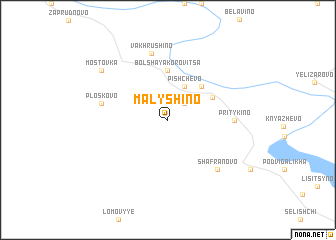 map of Malyshino