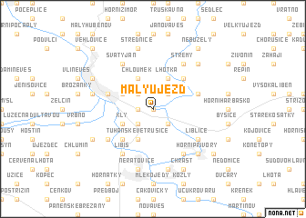 map of Malý Újezd