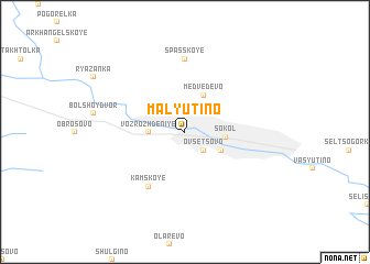 map of Malyutino