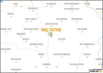 map of Malyutko