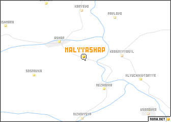 map of Malyy Ashap