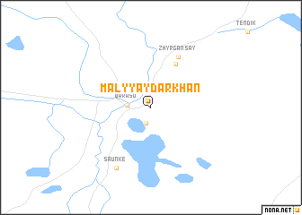 map of Malyy Aydarkhan