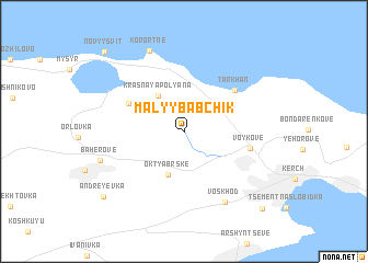 map of Malyy Babchik