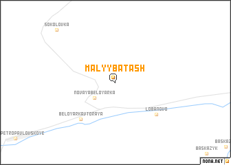 map of Malyy Batash