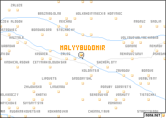 map of Malyy Budomir