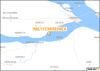 map of Malyy Cherevach