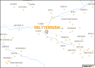 map of Malyye Amushi