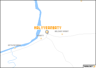 map of Malyye Arbaty