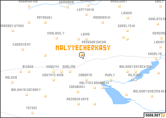 map of Malyye Cherkasy