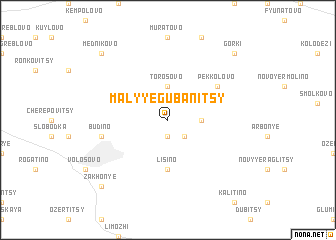 map of Malyye Gubanitsy