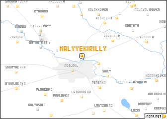 map of Malyye Kirilly