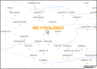 map of Malyye Kolodezi