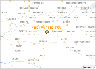 map of Malyye Lipitsy