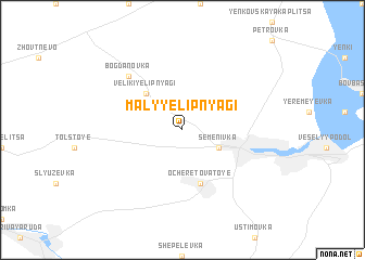 map of Malyye Lipnyagi