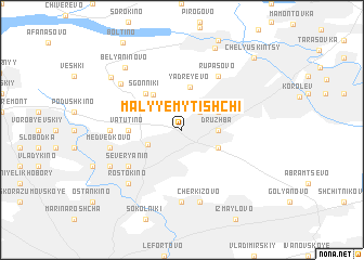 map of Malyye Mytishchi