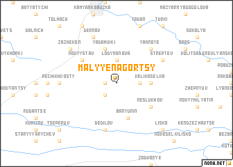 map of Malyye Nagortsy