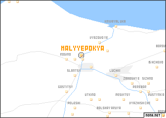 map of Malyye Pokya