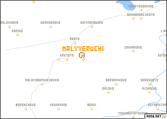 map of Malyye Ruch\