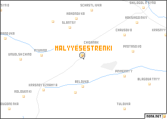 map of Malyye Sestrënki