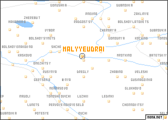 map of Malyye Udrai