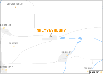 map of Malyye Yagury