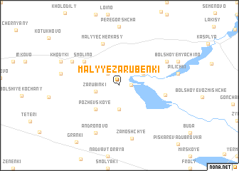 map of Malyye Zarubenki