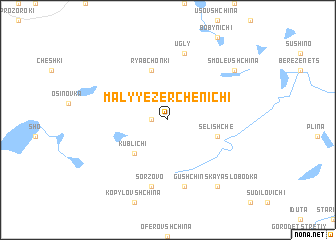 map of Malyye Zerchenichi