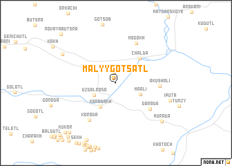 map of Malyy Gotsatl\