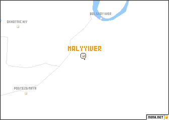 map of Malyy Iver