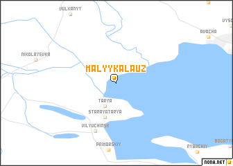 map of Malyy Kalauz