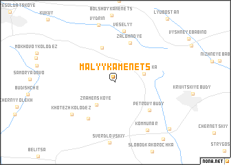 map of Malyy Kamenets